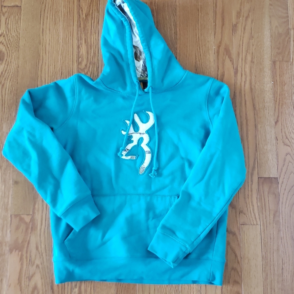 Browning blue hoodie medium
